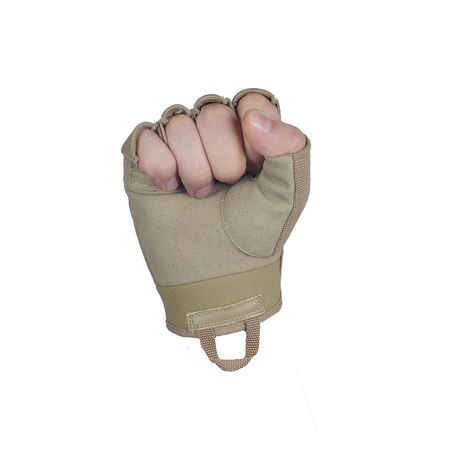 Rękawice taktyczne bez palców Assault Tactical Mk.3  - Khaki