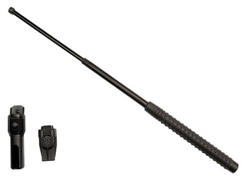 ESP - Hartowana pałka teleskopowa z kaburą - 23" - Rękojeść Extra Grip - Czarny - ExB-23H BLK BH-55