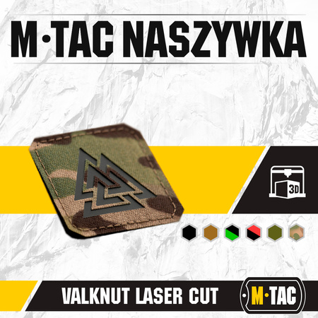Naszywka Valknut Laser Cut  - Multicam/Black