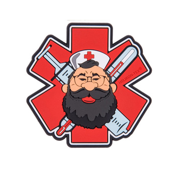 Helikon - Naszywka PVC - Beardman MEDIC - OD-BMM-RB-25