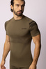 Koszulka termoaktywna TACTICAL, rękaw krótki, męska -	Forest Green