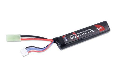 ASG - Bateria AEG - LiPo - 11,1V - 900 mAh - 15C - [1] - 19014