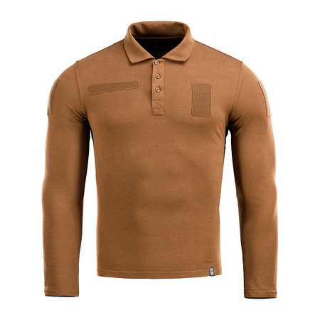 M-Tac Koszula Taktyczna Polo z długim rękawem 65/35  - Coyote Brown