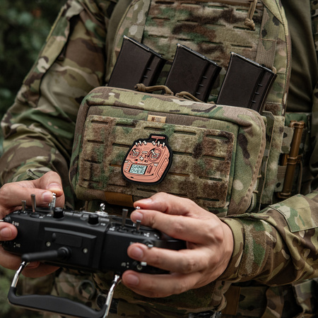 Naszywka Pilot FPV PVC  - Pink