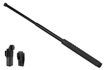 ESP - Hartowana pałka teleskopowa z kaburą - 16" - Rękojeść Extra Grip - Czarny - ExB-16H BLK BH-54