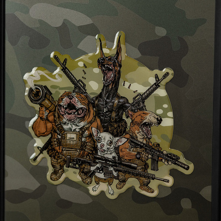 Naklejka 3D REX Team  - Color