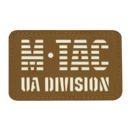 Naszywka UA Division Laser Cut  - Coyote/GID