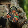 Naszywka Tiger Zielona Opaska PVC  - MC