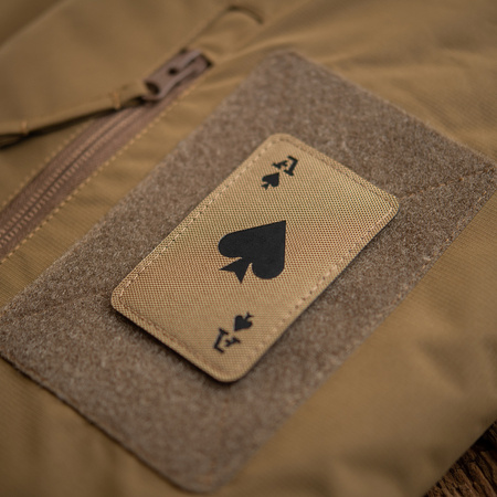 Naszywka Ace of Spades Laser Cut  - Black/Coyote