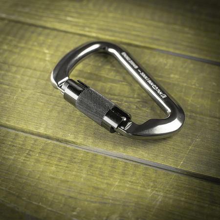 M-Tac Karabińczyk 10 cm z Sprzęgającym Key Lock  - Grey