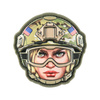 M-Tac naszywka Emoji USA girl #3  - Multicam