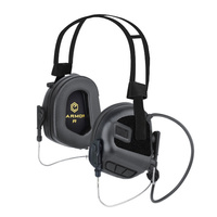 Earmor - Aktywne ochronniki słuchu M31N-Mark3 MilPro - MIL-STD-416 - Czarny - M31NMARK-BK