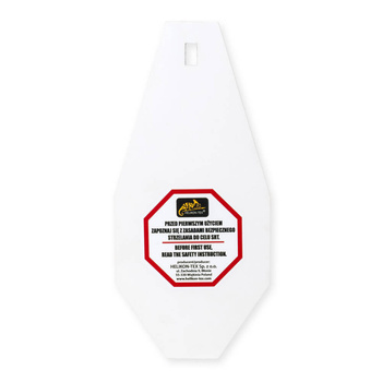 Helikon - Płyta SRT Mini ALPHA Target® - Hardox 600 - Biały - RT-TMA-H6-20
