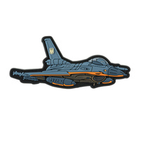 Naszywka F-16 PVC  - Blue