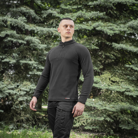 Kardigan Delta Polartec raglan  - Black