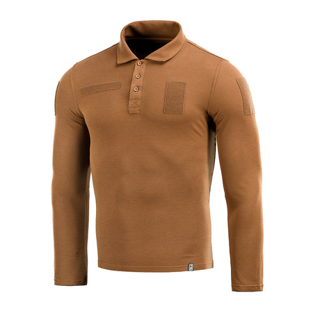 M-Tac Koszula Taktyczna Polo z długim rękawem 65/35  - Coyote Brown