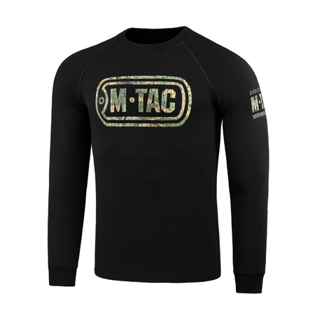 Bluza Raglanowa Logo  - Black