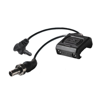 Unity Tactical - Włącznik żelowy na kablu ModButton Lite Sync - SureFire/Crane Laser - 4,5" - Czarny - MBL2-BLK-SF/CL-4.5