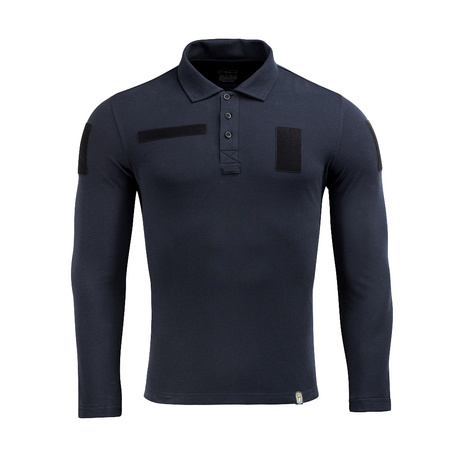 M-Tac Koszula Taktyczna Polo z długim rękawem 65/35  - Dark Navy Blue