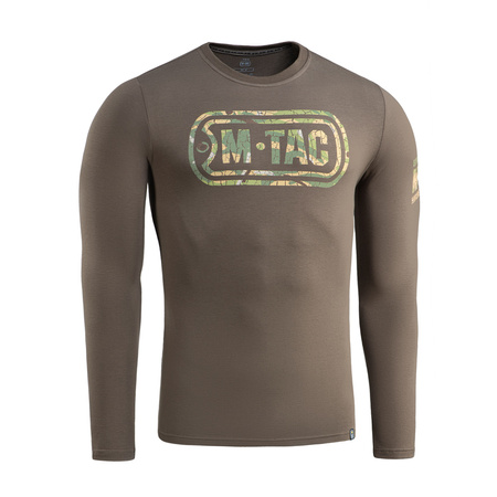 M-Tac Koszulka Logo z Długim Rękawem  - Dark Olive