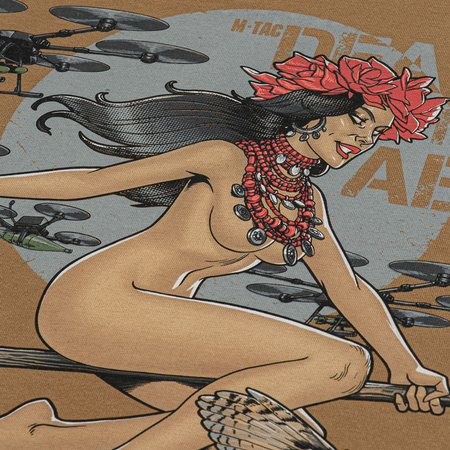 M-Tac Koszulka Death From Above Coyote Brown 2XL  - Coyote Brown