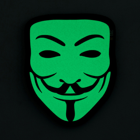 Naszywka Anonymous GID  - Black/GID