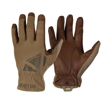 Direct Action - Rękawice Taktyczne Light® - Naturalna skóra - Coyote Brown - GL-LGHT-GLT-CBR