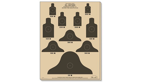 Rite in the Rain - Tarcza strzelecka 25 m - Alt. Course C - 10 szt.