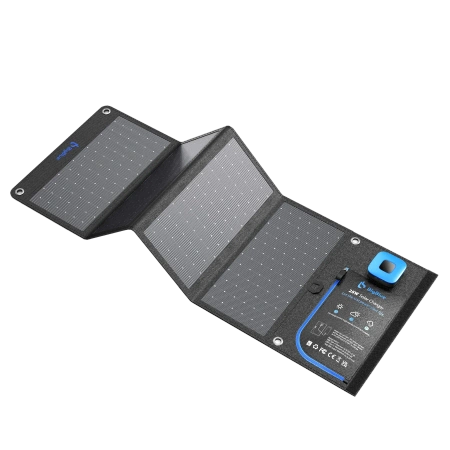 Panel Solarny BigBlue SolarPower 28W z Amperomierzem (SunPower)