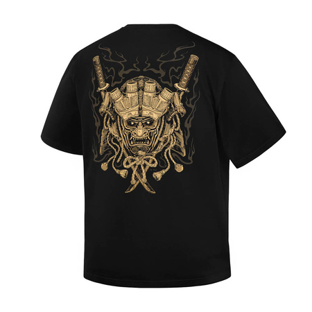 Koszulka Gold Samurai Oversize  - Black