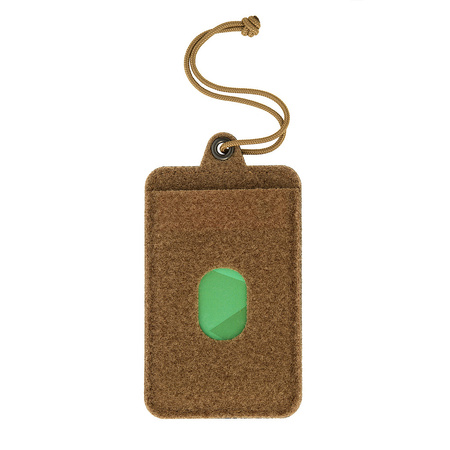 M-Tac panel na naszywki z kieszenią na karty ID ze smyczą  - Coyote