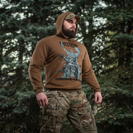 Bluza Hoodie Freedom  - Coyote Brown