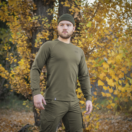 M-Tac bluza raglanowa z okrągłym dekoltem Athlete  - Dark Olive