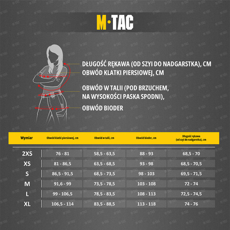 M-Tac Koszulka Termoaktywna Ultra Light Polartec Lady  - Black