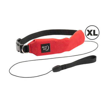 Nite Ize - Obroża dla psa ze smyczą RadDog All-In-One - XL - Czerwona - RRLXL-10-R3
