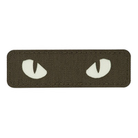 Naszywka Cat Eyes Laser Cut  - Ranger Green/GID
