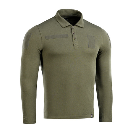 M-Tac Koszula Taktyczna Polo z długim rękawem 65/35  - Army Olive
