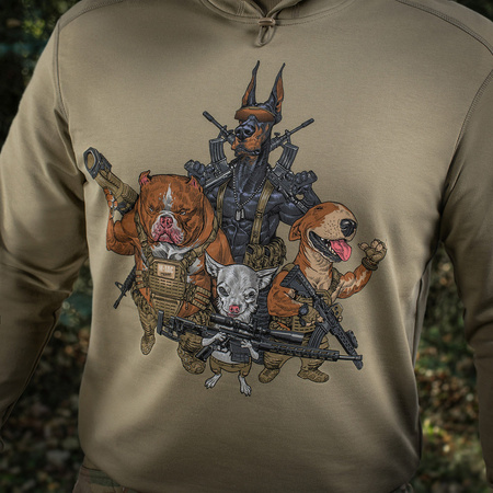 Bluza Hoodie Rex Team  - Tan