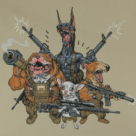 M-Tac Koszulka Rex Team  - Tan