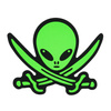 Naszywka UFO operator  - Black/Green