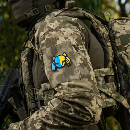 M-Tac Naszywka Cat Predator  - Black/Yellow/Blue