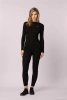Koszulka termoaktywna MERINO, rękaw długi, damska - Black