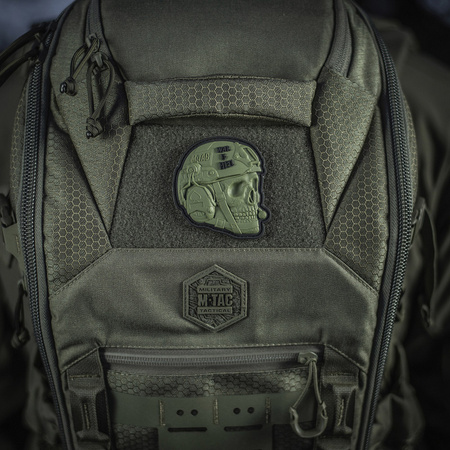 Naszywka War is Hell 3D PVC  - Olive