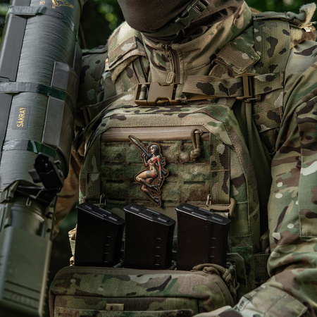 Naszywka Tactical girl #9 RPG PVC  - Color