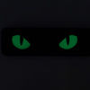 Naszywka Cat Eyes Laser Cut  - Ranger Green/GID