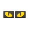 Naszywka Tiger Eyes Laser Cut (para)  - Ranger Green/Yellow