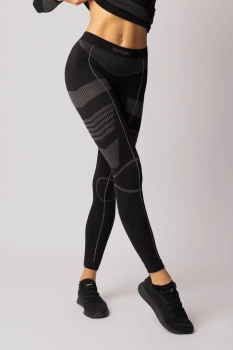 Legginsy termoaktywne THERMO-EVO, damskie - Black / Grey