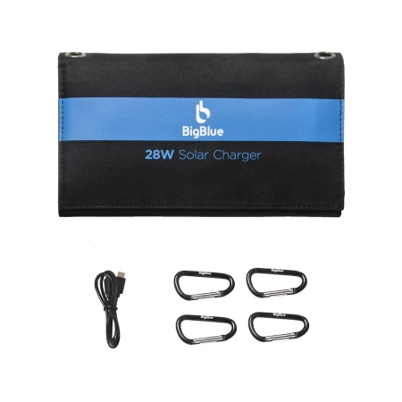 Panel Solarny BigBlue SolarPower 28W bez Amperomierzem (SunPower)