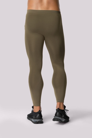 Legginsy termoaktywne ALPHA, męskie - Forest Green