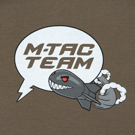 M-Tac Koszulka Comics Drone Girl  - Dark Olive